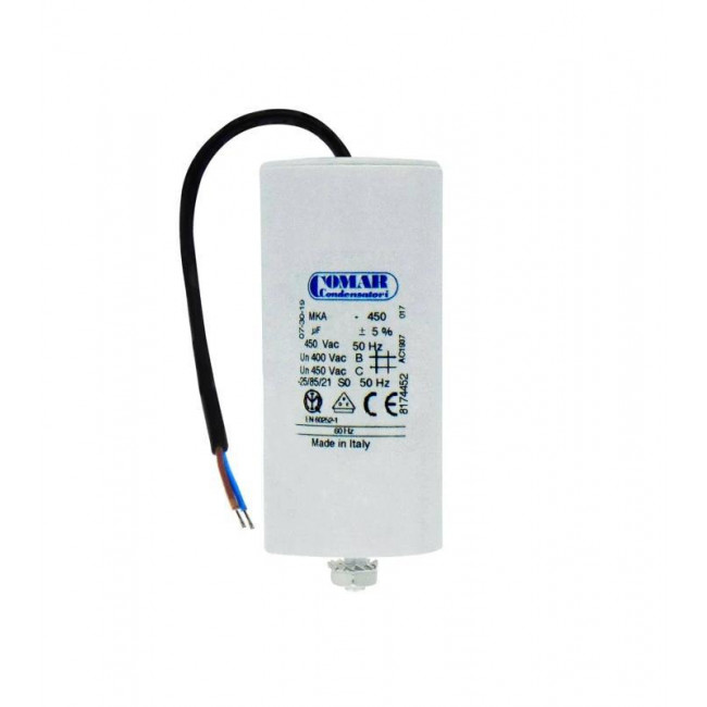 Πυκνωτής Μονίμου Λειτουργίας 50μF 450V Με Καλώδιο CB250 COMAR
