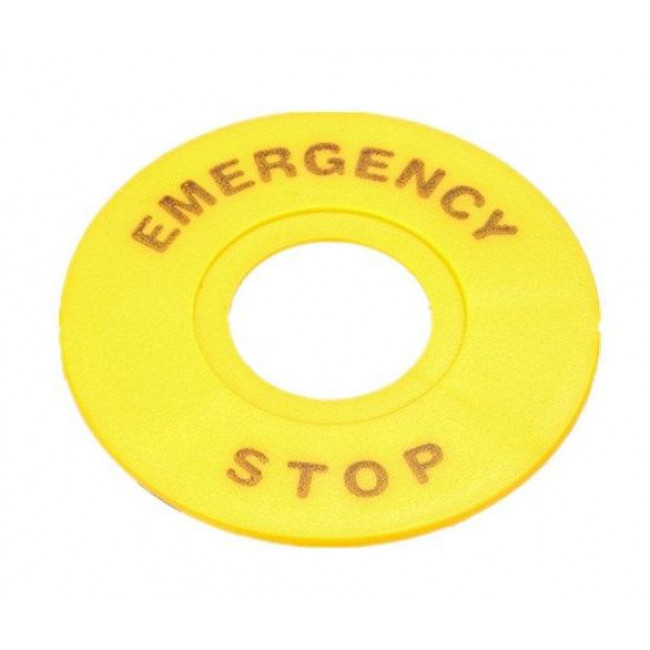 Σήμανση Emergency Stop ER60 KND ELECTRIC