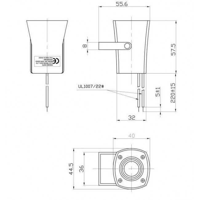 Σειρήνα Buzzer 12VDC 100dB KPS-G4510 KEPO