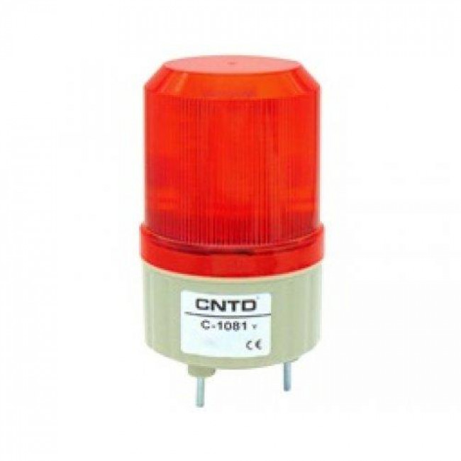 Φάρος LED Flash 230VAC 89x134mm Κόκκινος C-1081 CNTD