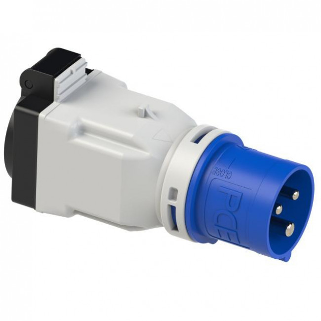 Μετατροπέας Αρσενικό 3P 16Α Σε Πρίζα UK 16Α IP44 9433100 PC ELECTRIC