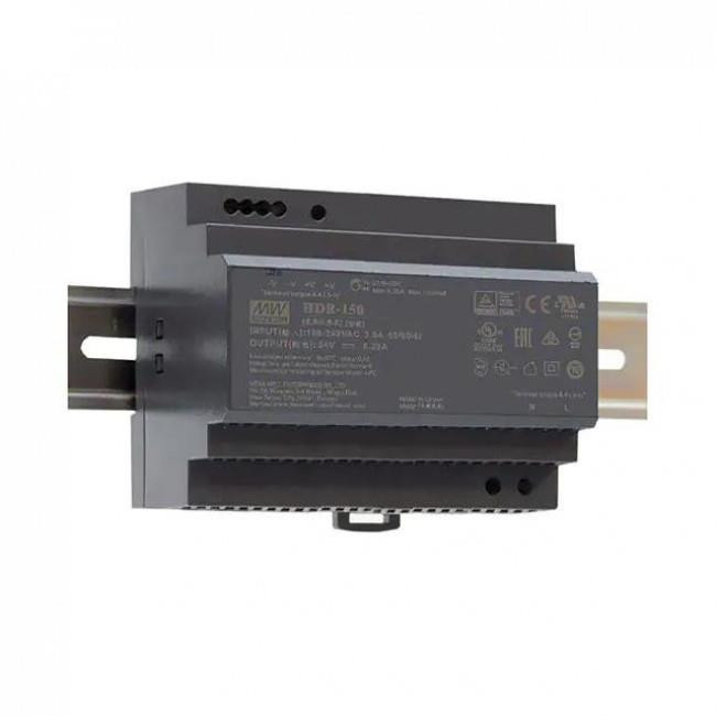 Τροφοδοτικό Ράγας 150W Με Έξοδο 24VDC 6.25A HDR150-24 MEAN WELL