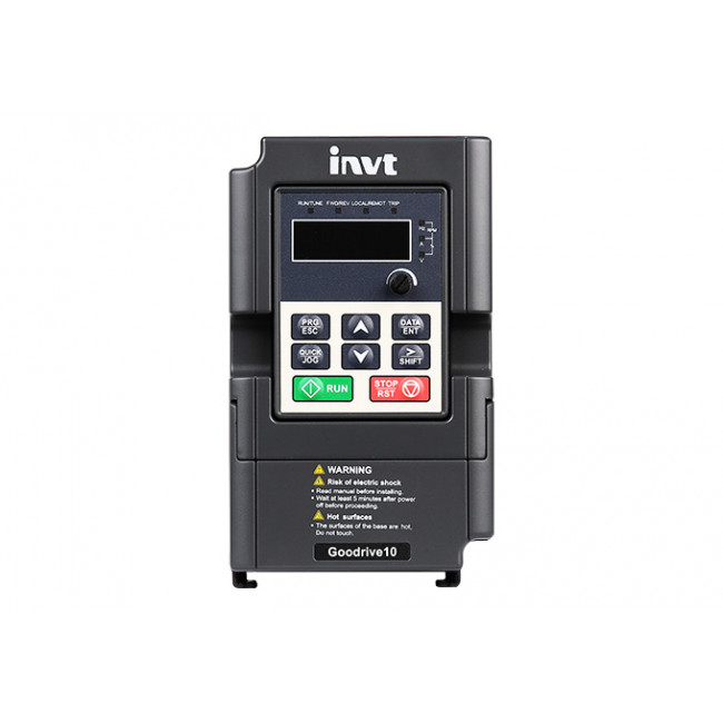 Ρυθμιστής Στροφών Τριφασικός 0.75kW GD10-0R7G-4-B INVT