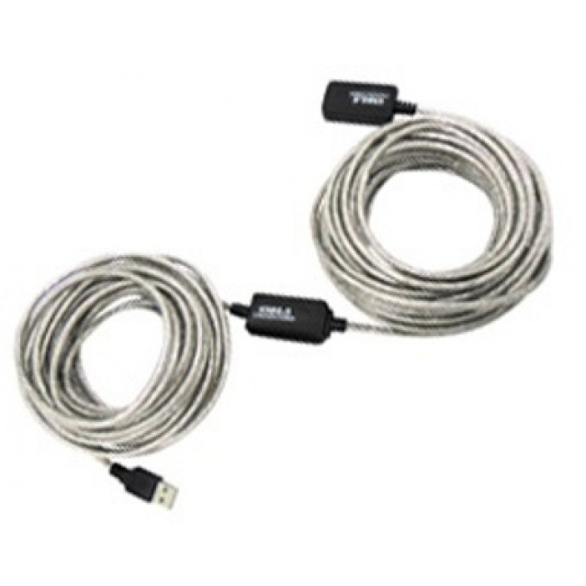 Καλώδιο Δεδομένων USB TypeA Αρσενικό Σε TypeA Θηλυκό 20m OWI