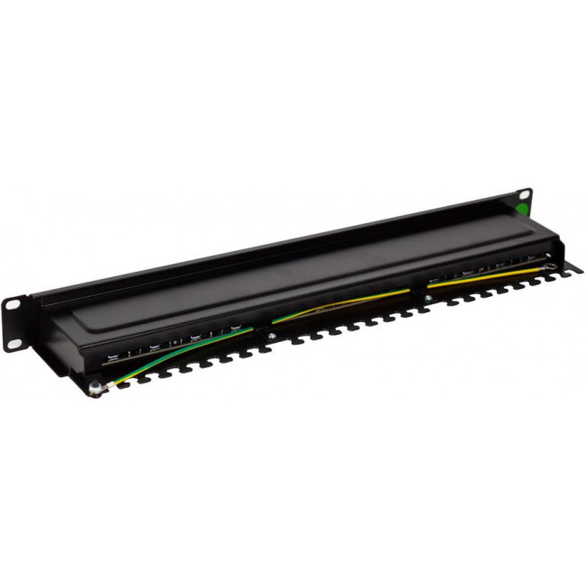 Patch Panel 1U 24 Θέσεων Cat.6A Shielded P200-24 SHIP