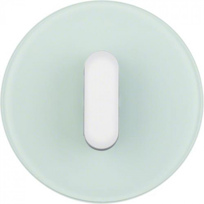 Μετώπη Λευκό Γυαλί Με Περιστροφικό Χειριστήριο Λευκό R.Classic BERKER