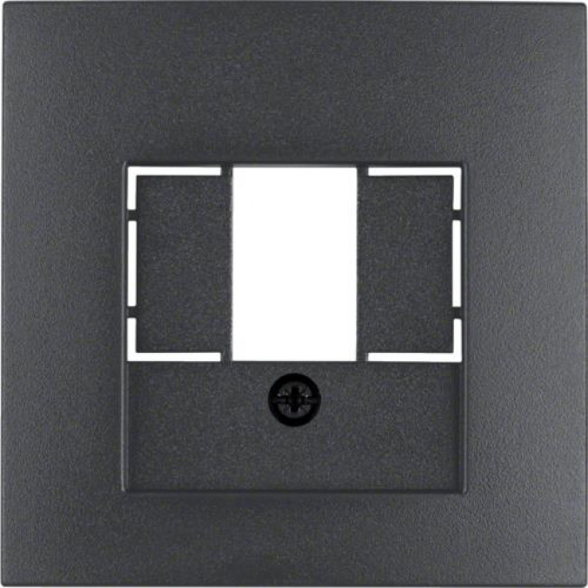 Μετώπη Πρίζας Ηχείων Ή USB Ανθρακί S.1/B.x BERKER