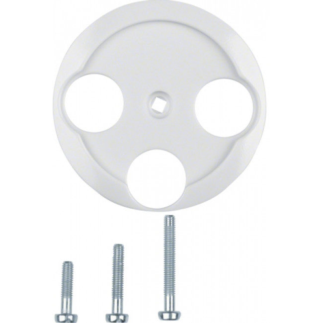 Μετώπη Πρίζας TV-FM-SAT Λευκό 1930/Glas BERKER