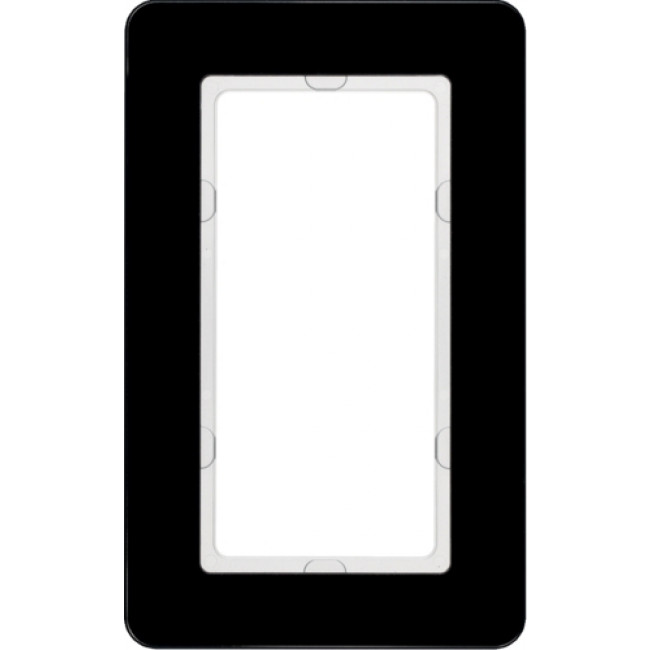 Πλαίσιο Για Μπουτόν KNX 4 Πλήκτρων Μαύρο Γυαλί Q.7 BERKER