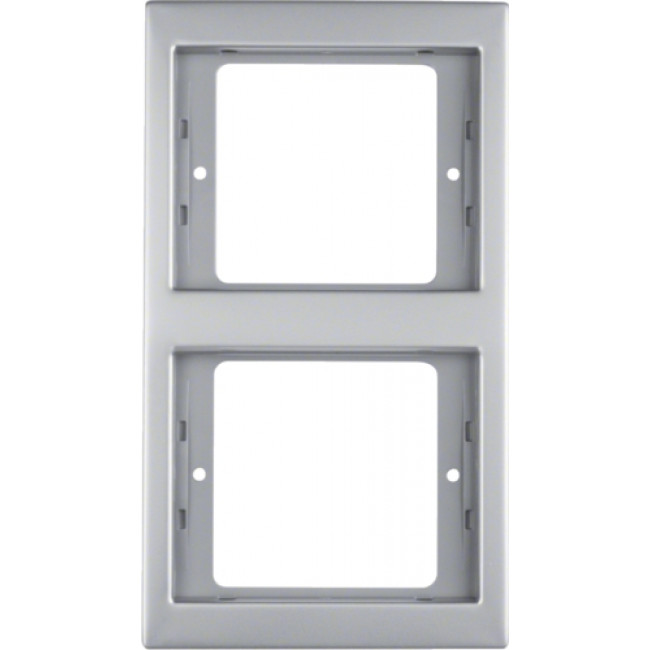 Πλαίσιο 2 Θέσεων Κάθετο Inox K.5 BERKER