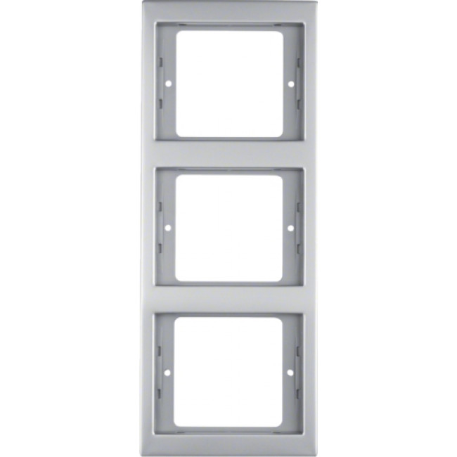 Πλαίσιο 3 Θέσεων Κάθετο Inox K.5 BERKER