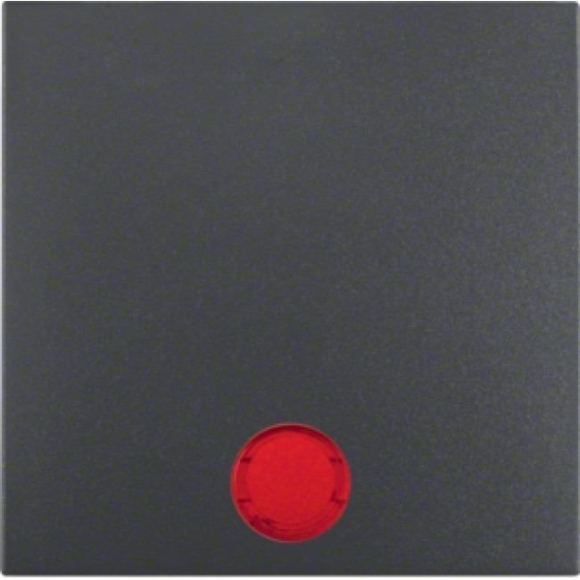 Μετώπη 1 Πλήκτρου Φωτεινής Λειτουργίας Ανθρακί S.1/B.x BERKER