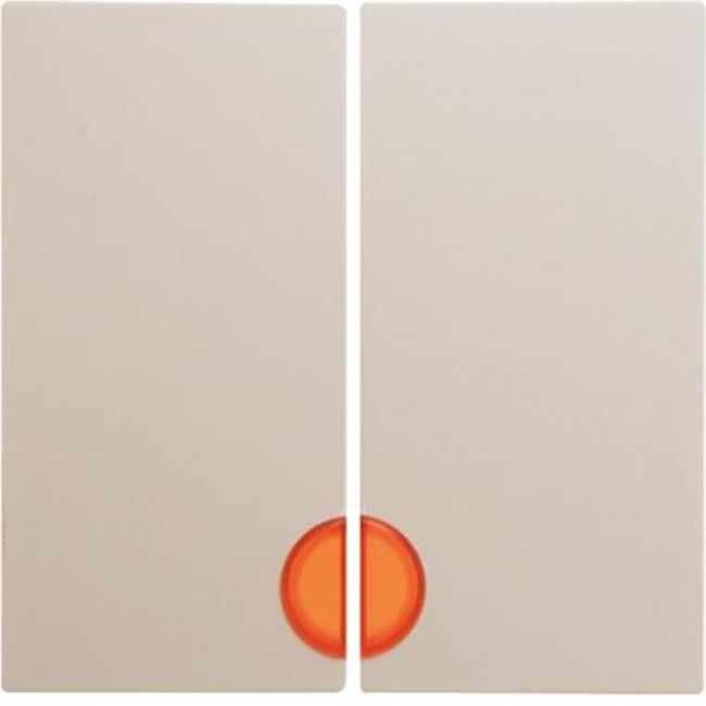 Μετώπη 2 Πλήκτρων Φωτεινής Λειτουργίας Κρέμ S.1/B.x BERKER