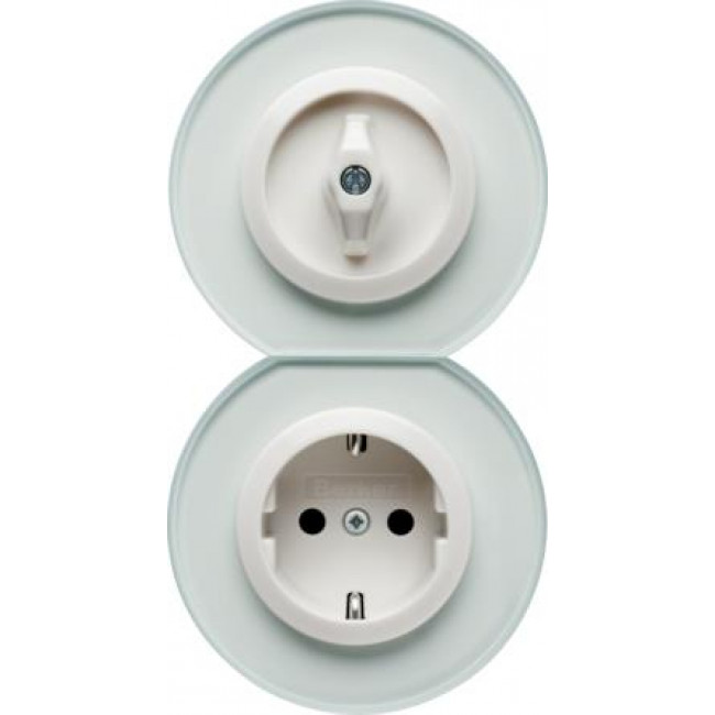 Μετώπη Με Περιστροφικό Χειριστήριο Λευκό 1930/Glas BERKER