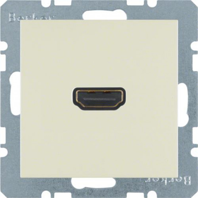 Πρίζα HDMI Με Γωνία Σύνδεσης 90° Κρέμ S.1/B.x BERKER