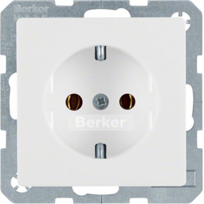 Πρίζα Σούκο Λευκό Q.x BERKER