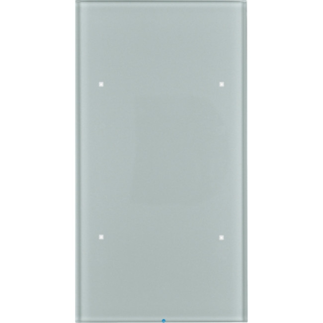 Μπουτόν Αφής Γυαλί Αλουμίνιο 4 Εντολών 75142034 TS Sensor BERKER