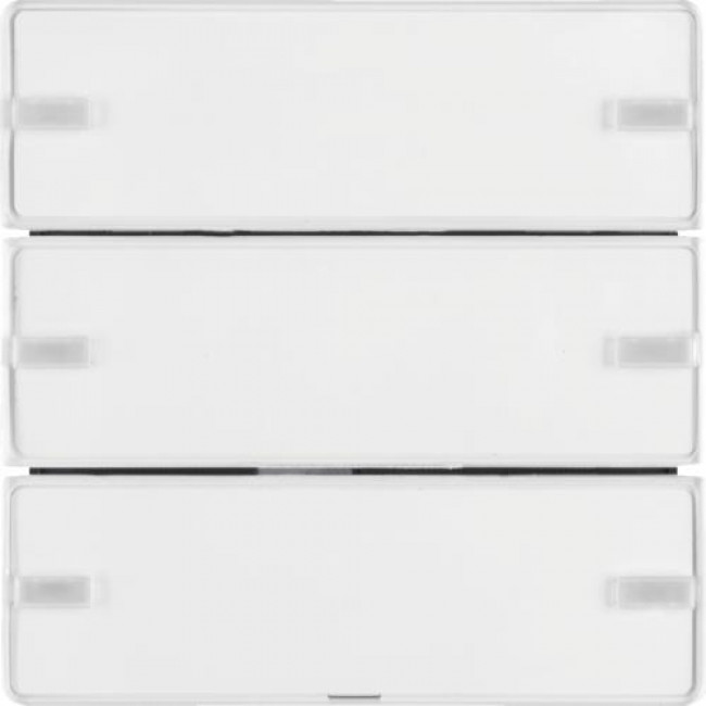 Μετώπη Bus Coupler KNX 3 Πλήκτρων Λευκό Q.x BERKER