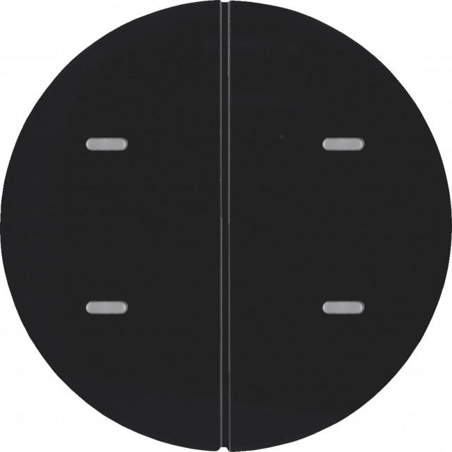 Μετώπη Bus Coupler KNX 2 Πλήκτρων Μαύρο R.1/R.3 BERKER