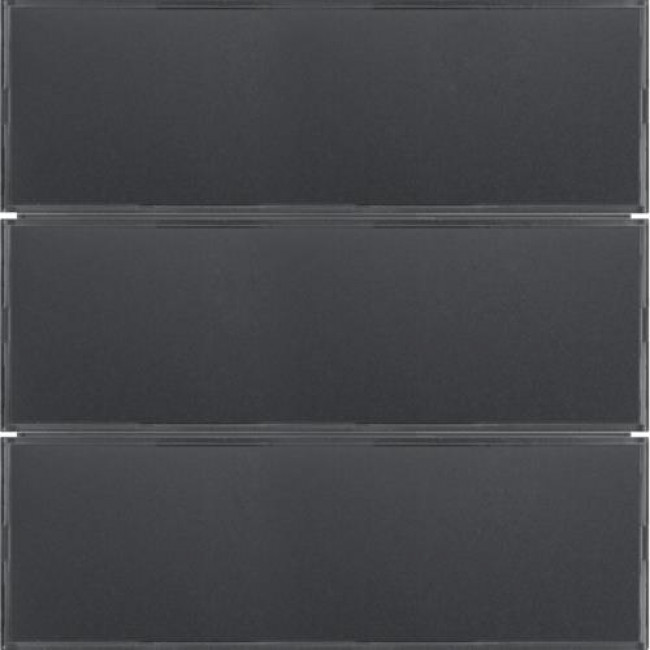 Μετώπη Bus Coupler KNX 3 Πλήκτρων Αλουμίνιο ή Ανθρακί S.1/B.x BERKER