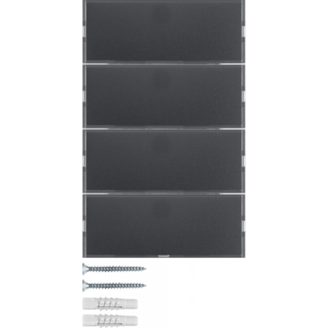 Μετώπη Bus Coupler KNX 4 Πλήκτρων Ανθρακί Κ.1 BERKER