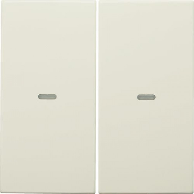 Μετώπη Μπουτόν KNX 2 Πλήκτρων Φωτισμού Κρέμ S.1/Bx BERKER