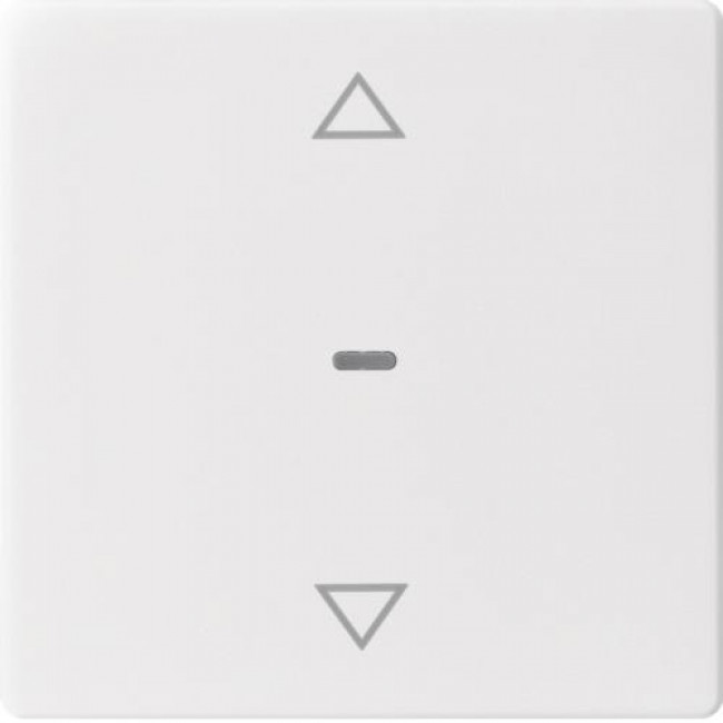 Μετώπη Μπουτόν KNX 1 Πλήκτρου Ρολών Λευκό Q.x BERKER