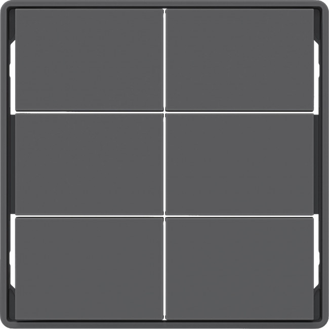 Μετώπη Bus Coupler KNX 3 Πλήκτρων Ανθρακί Q.x BERKER