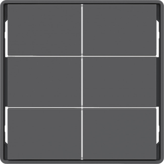 Μετώπη Bus Coupler KNX 3 Πλήκτρων Ανθρακί Q.x BERKER