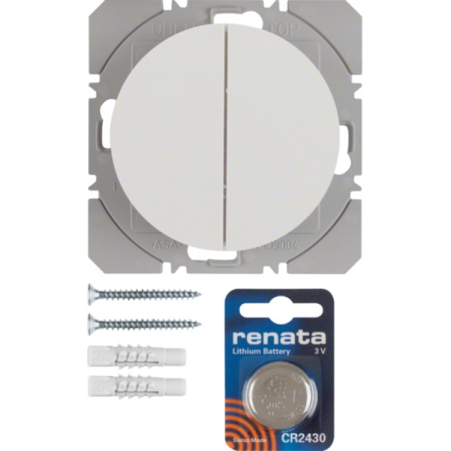 Ασύρματο Μπουτόν 4 Εντολών Λευκό R.x/1930 85656239 BERKER