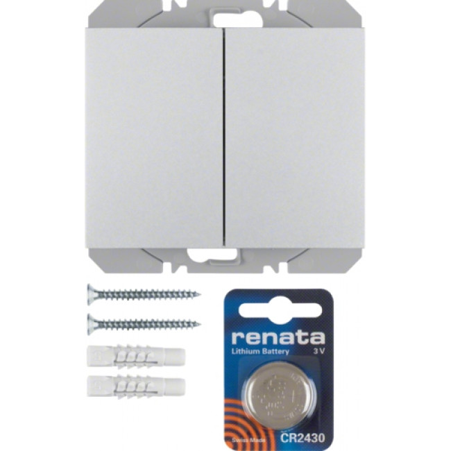 Ασύρματο Μπουτόν 4 Εντολών Αλουμίνιο K.5 85656277 BERKER