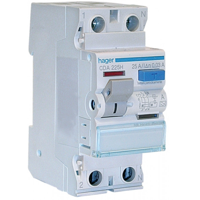 Ρελέ Διαρροής A 2P 63A 30mA CDA263H HAGER