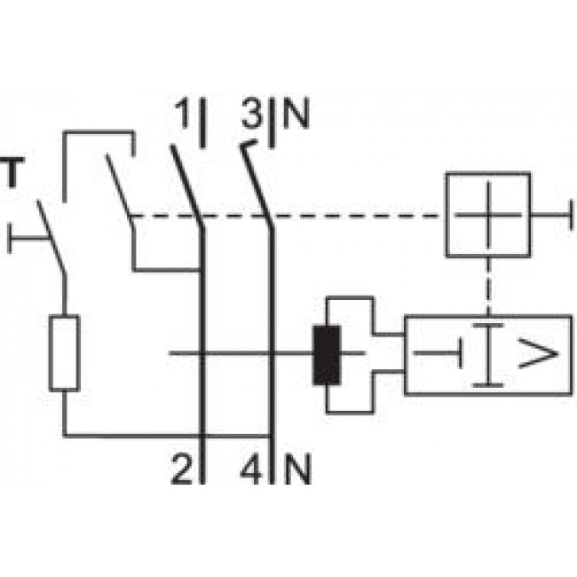 Ρελέ Διαρροής F 2P 63A 30mA CDF563D HAGER