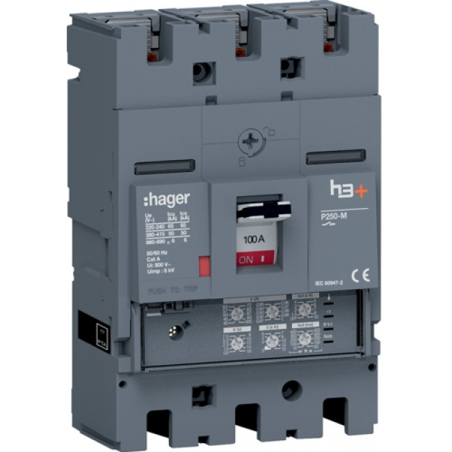 Αυτόματος Διακόπτης Ισχύος 3P 160A 70kA HET160JR HAGER