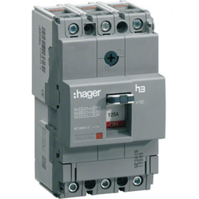 Αυτόματος Διακόπτης Ισχύος 3P 160A 25kA HHA160H HAGER