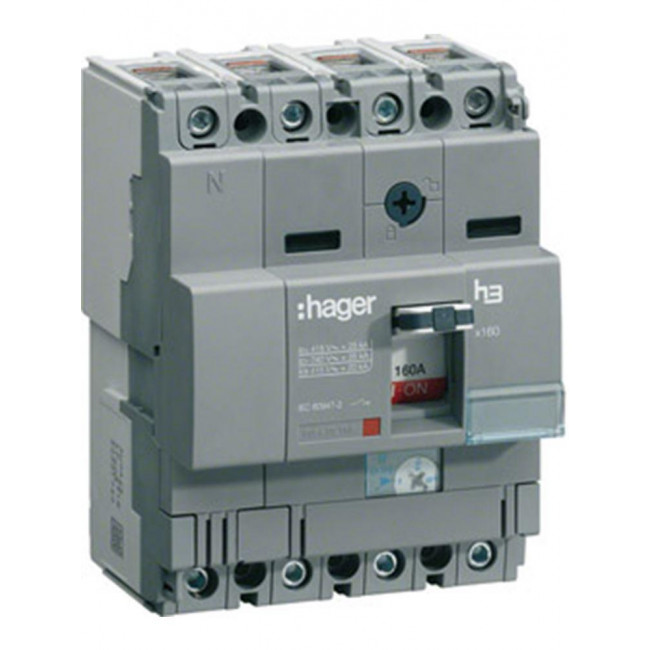Αυτόματος Διακόπτης Ισχύος 4P 160A 25kA HHA161H HAGER