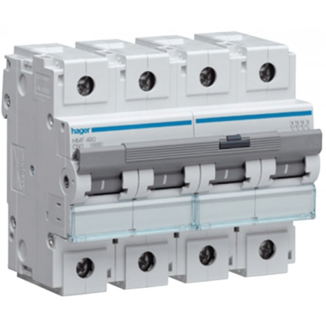 Αυτόματη Ασφάλεια 4P C 100A 10kA HMF490 HAGER
