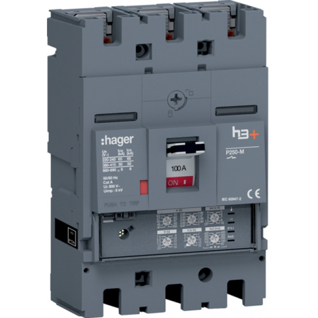 Αυτόματος Διακόπτης Ισχύος 3P 100A 50kA HMT100JR HAGER