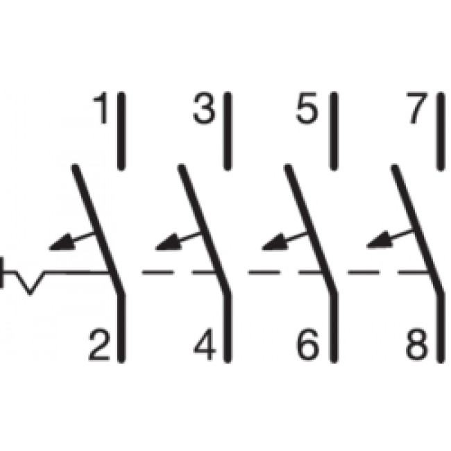 Αυτόματη Ασφάλεια 4P C 63A 50kA HMX463 HAGER