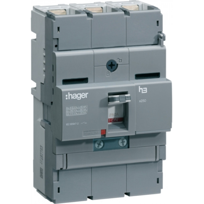 Αυτόματος Διακόπτης Ισχύος 3P 125A 40kA HNB125H HAGER
