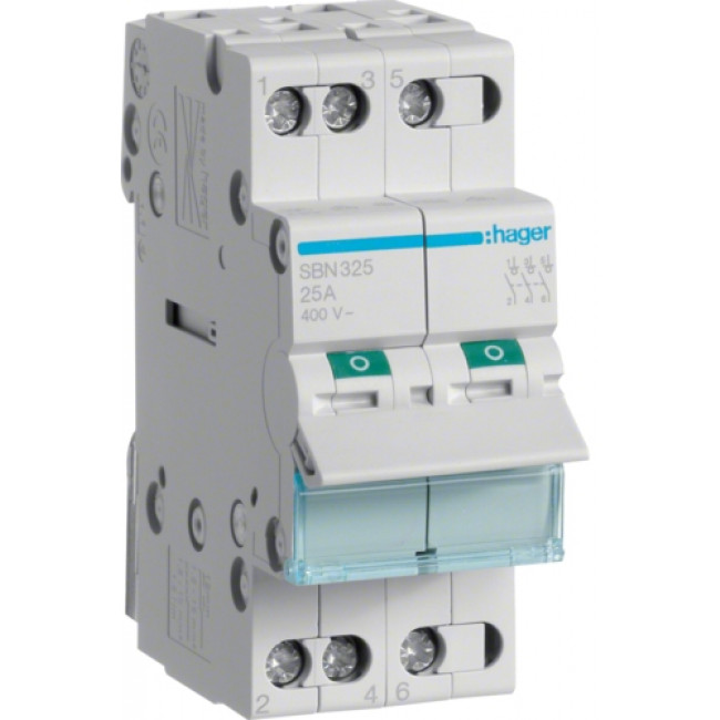 Διακόπτης Ράγας 3P 25Α SBN325 HAGER