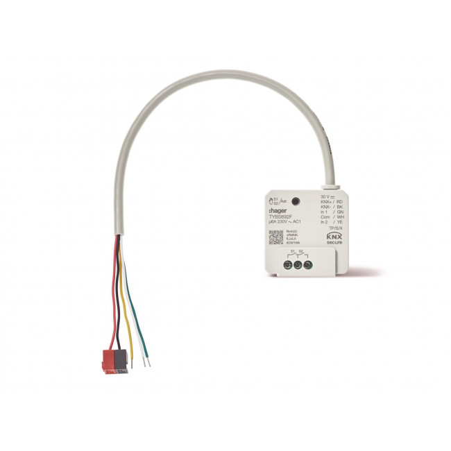 Ενεργοποιητής pro 2 Εξόδων Καί 2 Δυαδικές Ειδόδων KNX Secure TYB692F HAGER
