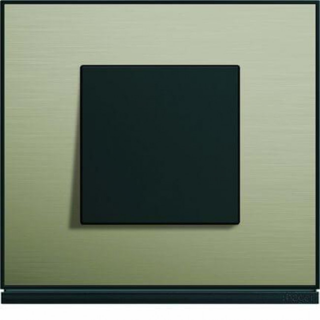 Μετώπη 1 Πλήκτρου 2 Στοιχείων Μαύρο WXD000N HAGER