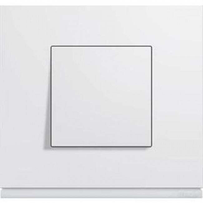 Μετώπη 1 Πλήκτρου 2 Στοιχείων Επιγραφής Λευκό WXD002B HAGER