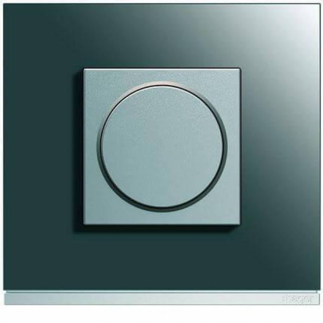 Μετώπη Περιστροφικού Dimmer 2 Στοιχείων Αλουμίνιο WXD062T HAGER