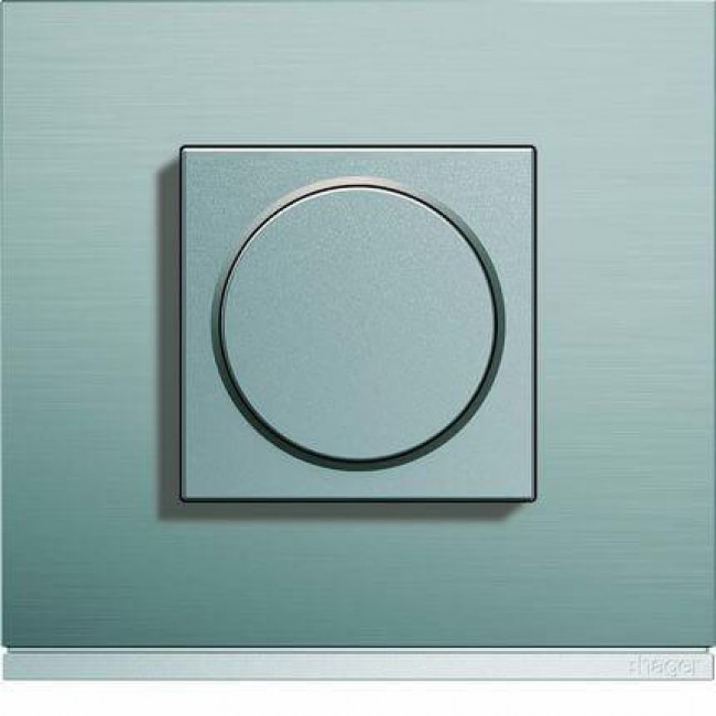 Μετώπη Περιστροφικού Dimmer 2 Στοιχείων Αλουμίνιο WXD062T HAGER
