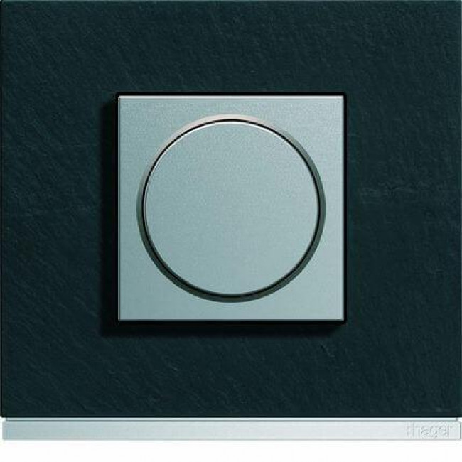 Μετώπη Πατητού Dimmer 2 Στοιχείων Αλουμίνιο WXD063T HAGER