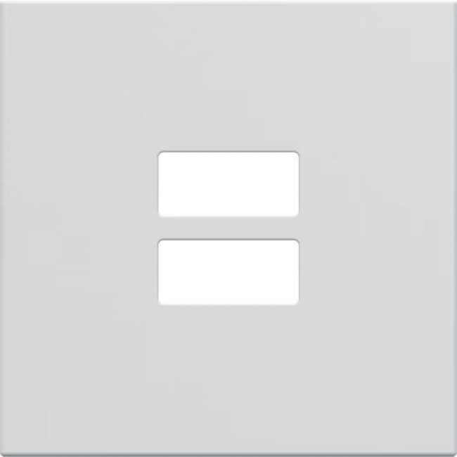 Μετώπη Διπλής Πρίζας USB 2 Στοιχείων Λευκό WXD112B HAGER