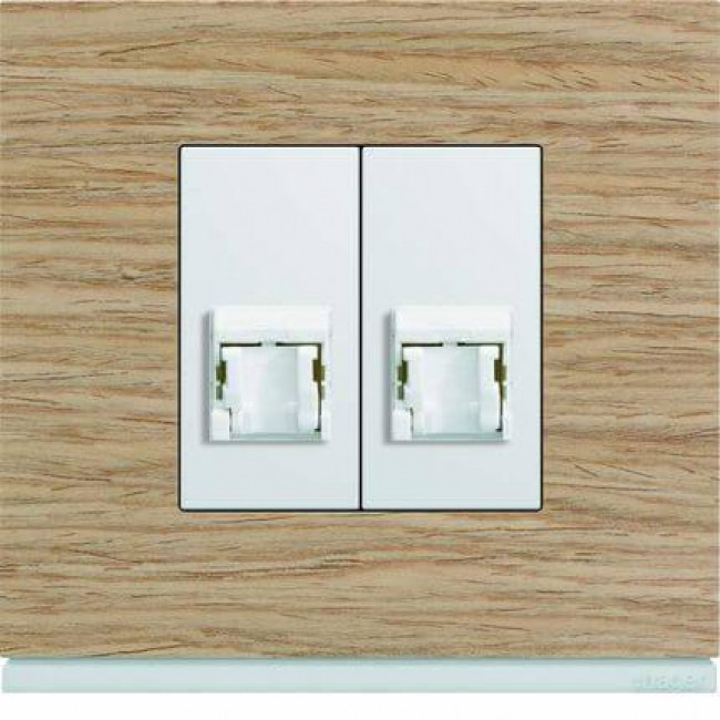 Μετώπη Πρίζας Δικτύου 1 Στοιχείου Λευκό WXD201B HAGER