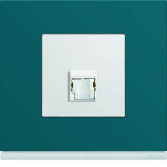 Μετώπη Πρίζας Δικτύου 1 Στοιχείου Λευκό WXD201B HAGER